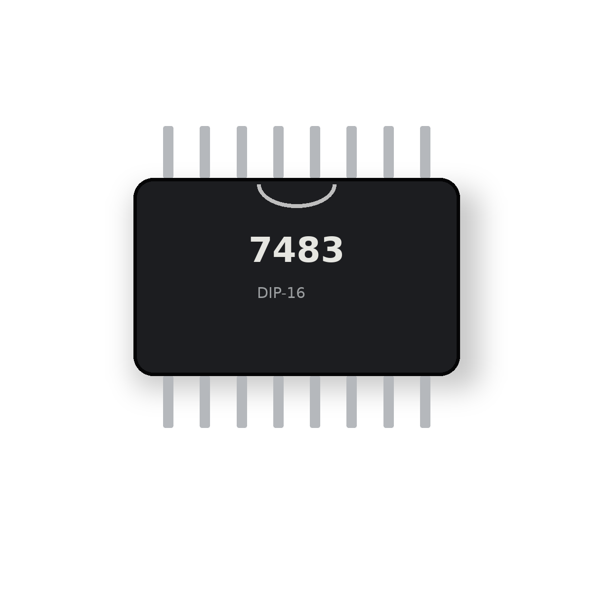 7483 IC 4-Bit Binary FULL ADDER With Fast Carry DIP-16