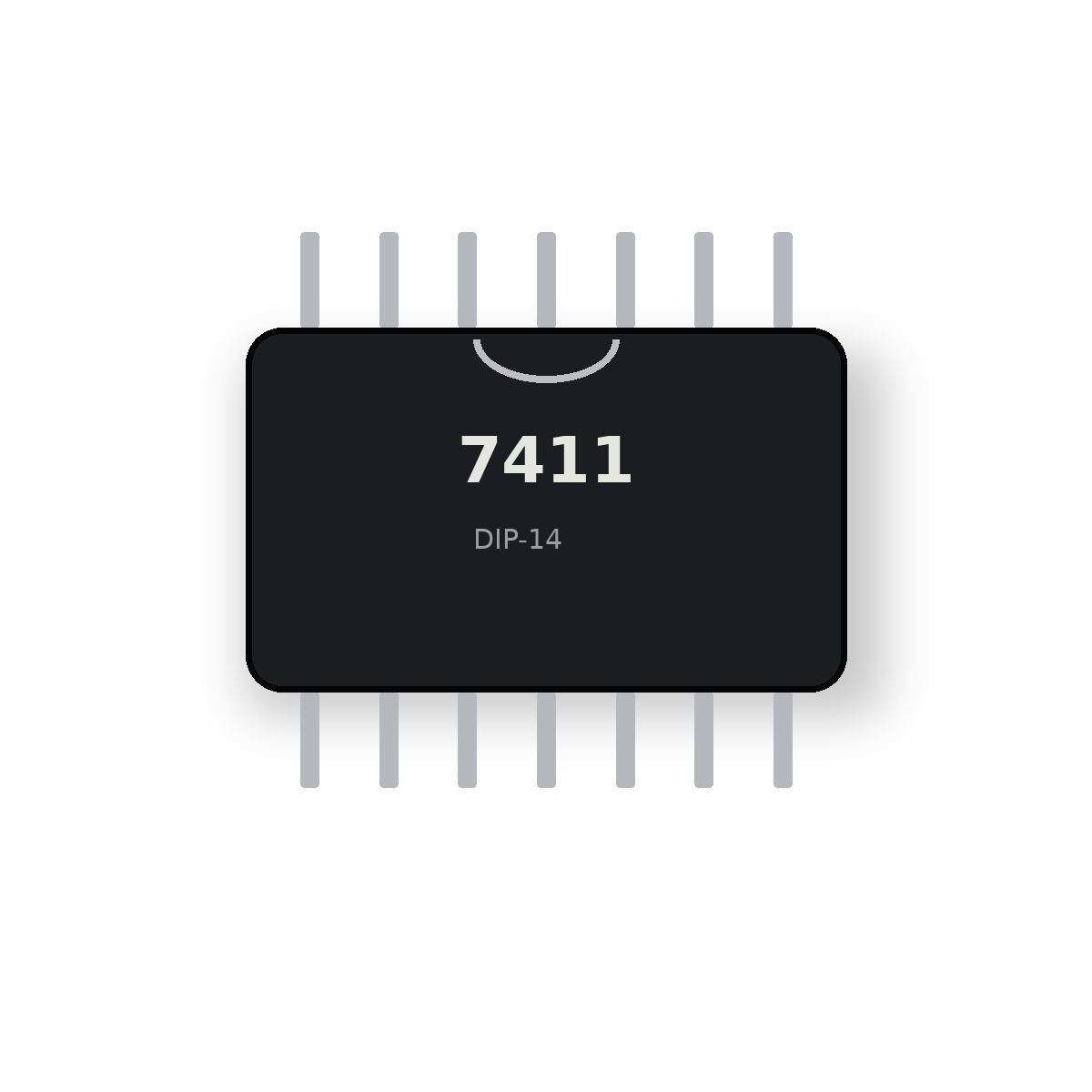 7411 Triple 3-Input AND Gate DIP-14