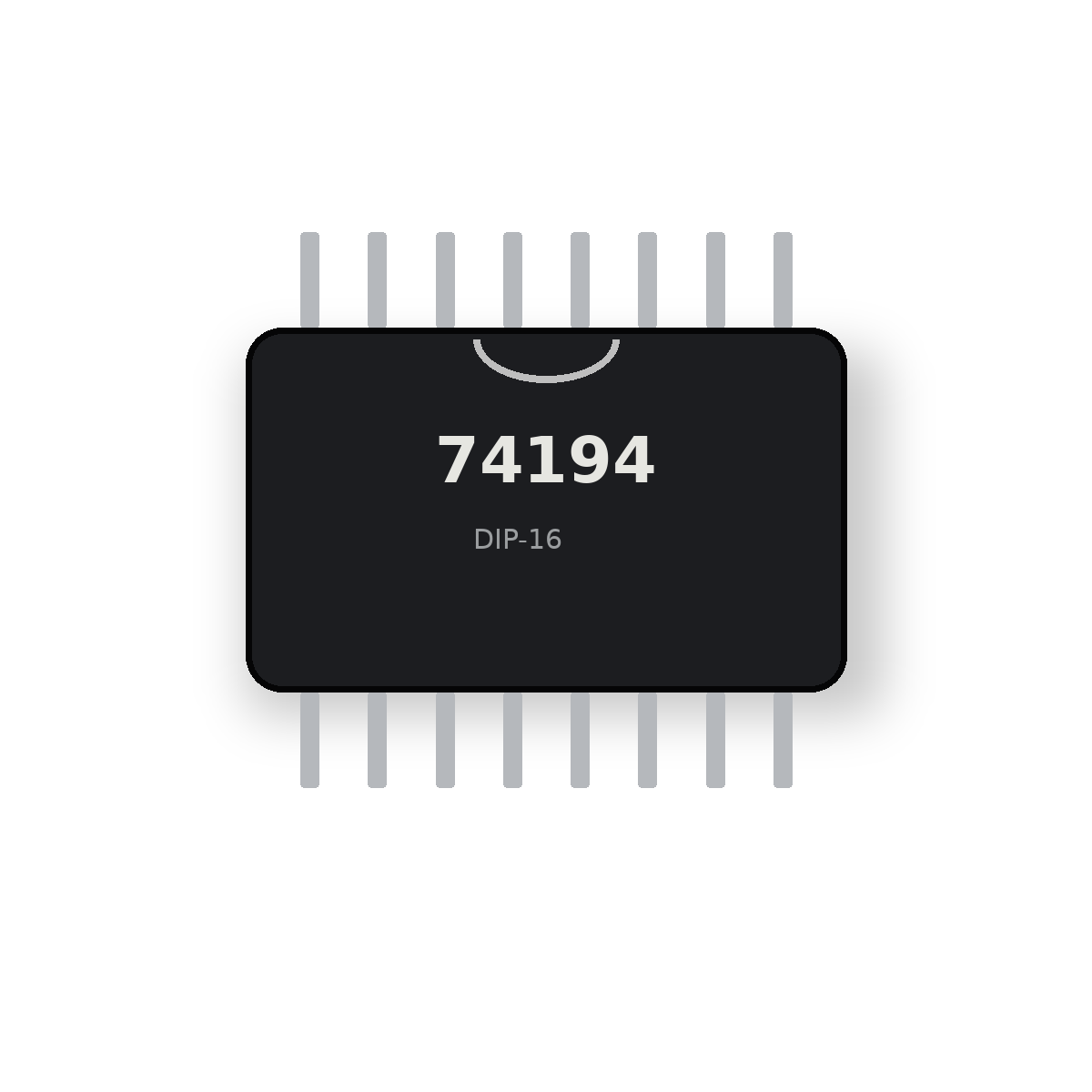74194 IC 4-Bit Bidirectional Universal Shift Register