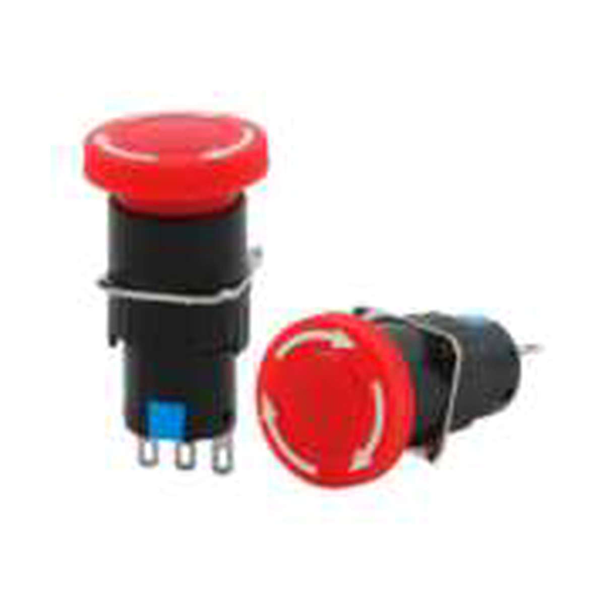 AB6-A Emergency Stop Mushroom Waterproof Push Button Switch 16mm