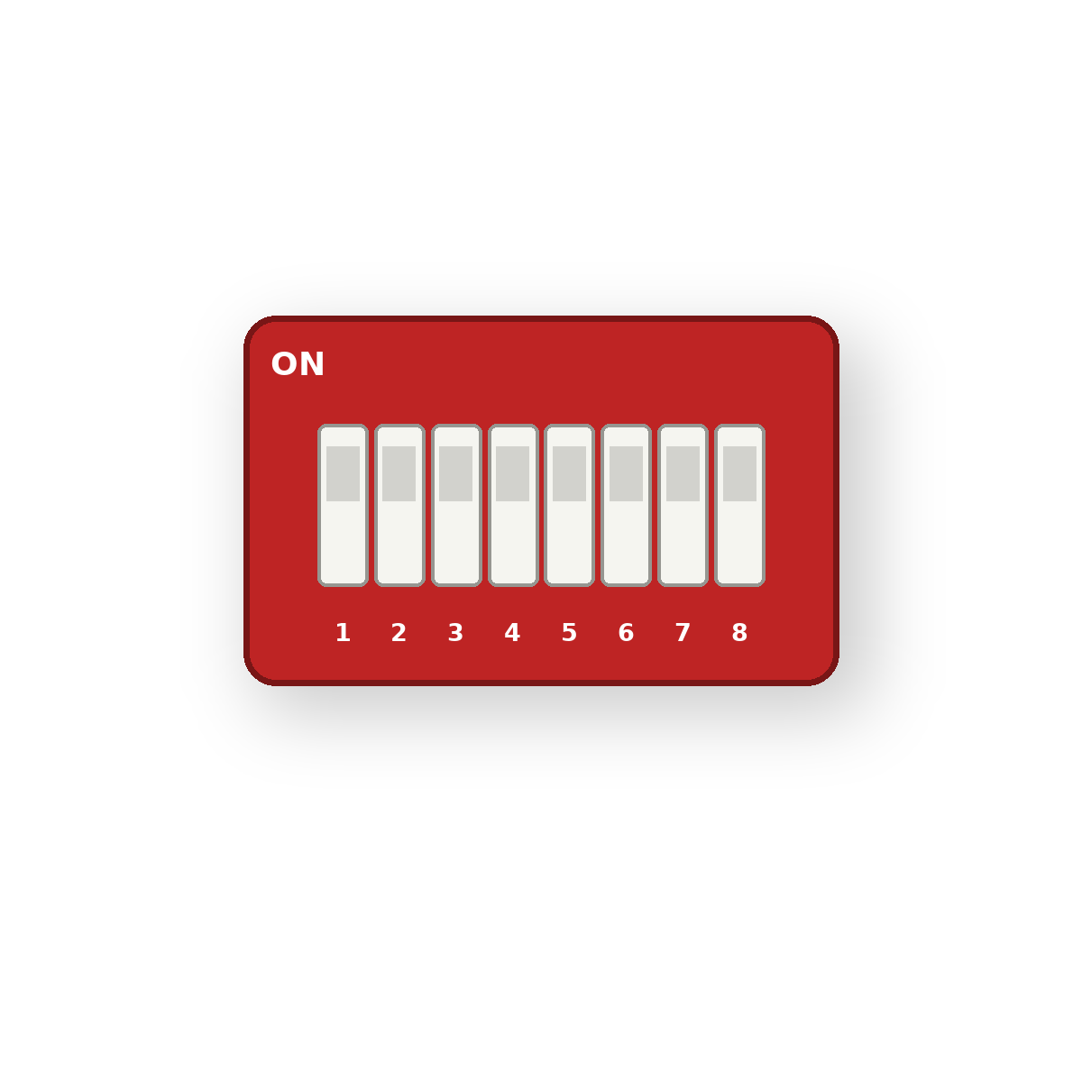 Dip Switch 8 Way