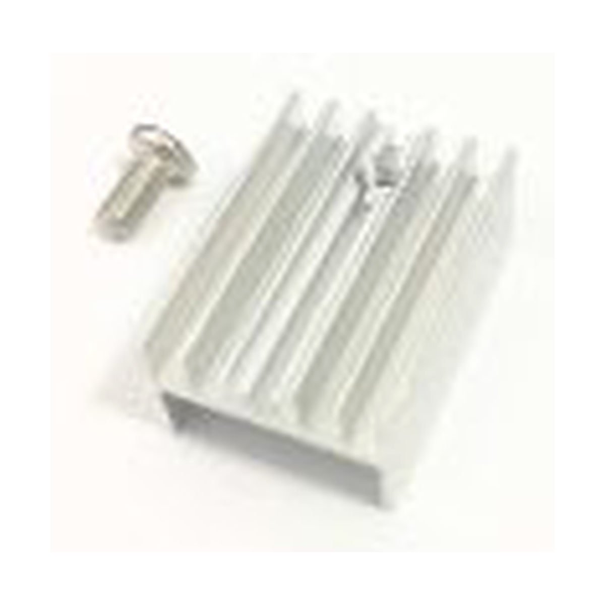 Aluminium Heatsink 20x15x10mm For TO-220 - White