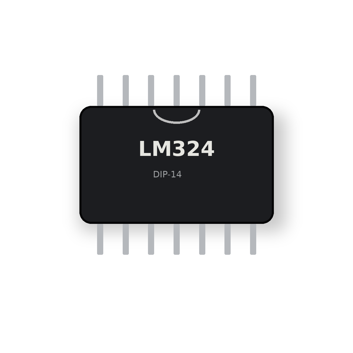 LM324 Quadruple Operational Amplifier DIP-14