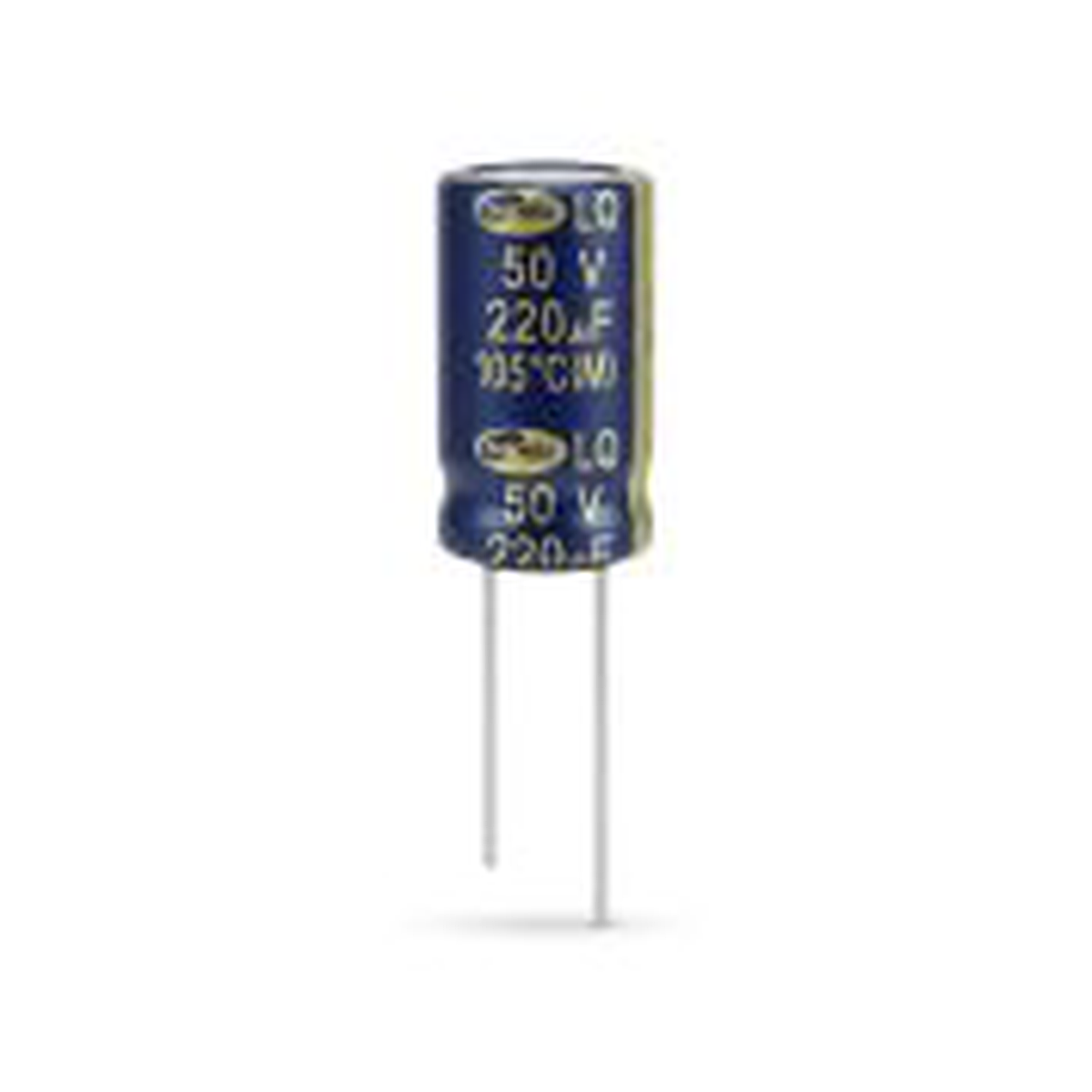 Samwha Aluminum Electrolytic Capacitor 220uF 50V 10x17mm - Korea