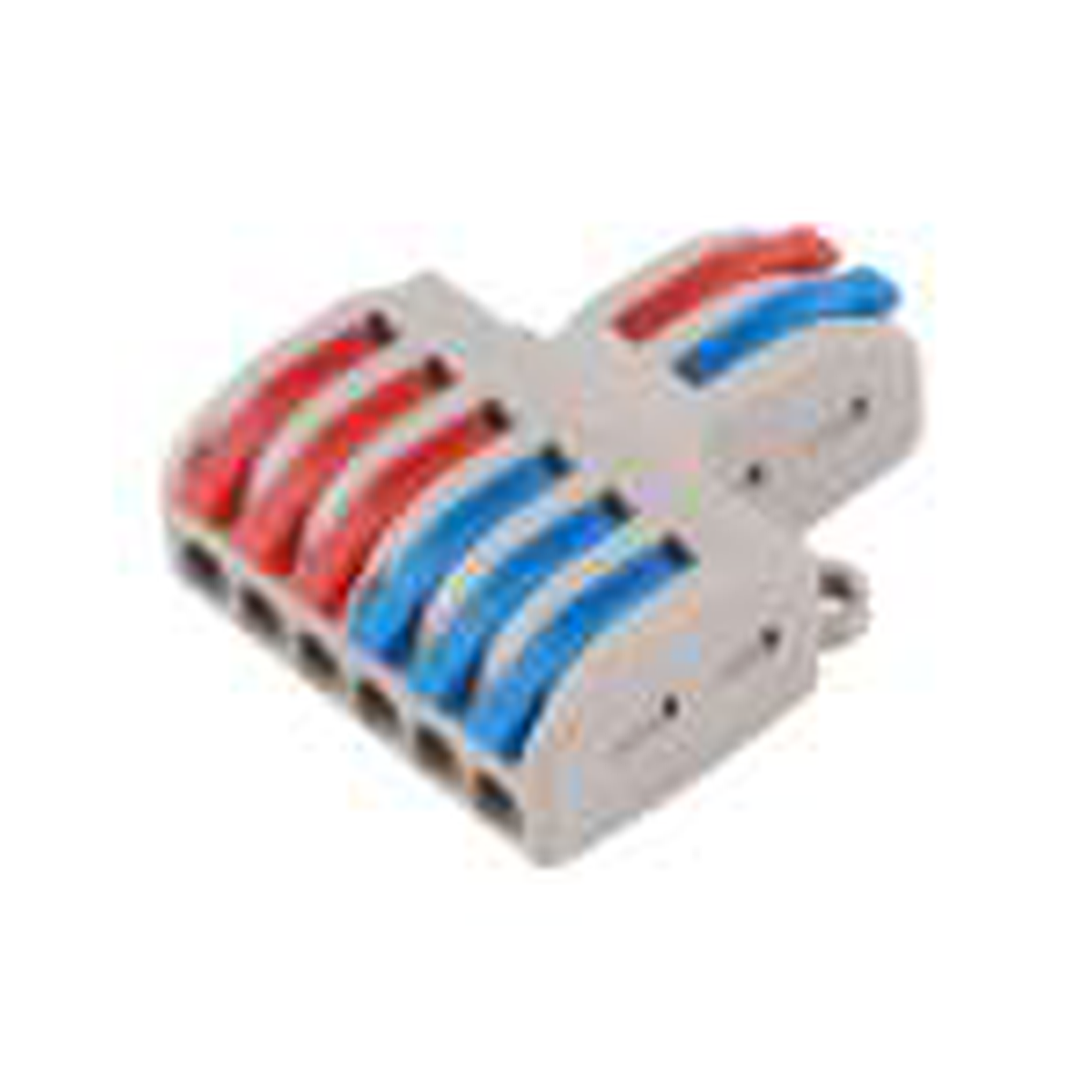 WAGO SPL-62 Panel-Mount Wire Connector 2 In 6 Out