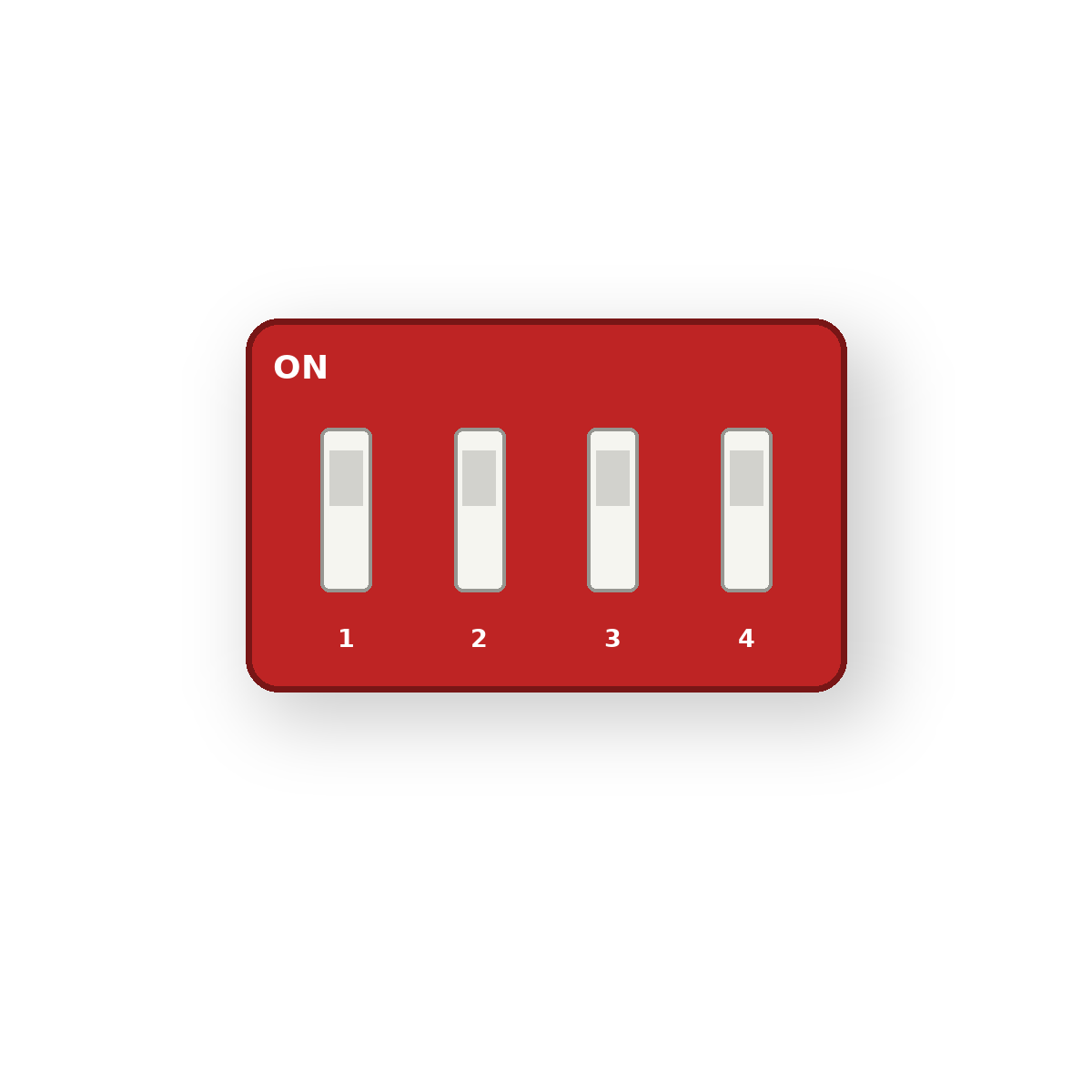 DIP Switch 4 Way